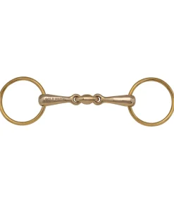 GOLD MEDAL Mors à anneaux double brisure épaisseur 18 mm New