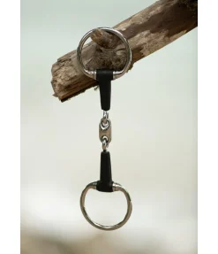 SHOWMASTER Mors à olives en caoutchouc double brisure épaisseur 14 mm Outlet
