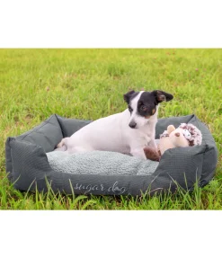 sugar dog Panier pour chien Dreamy gris nuage