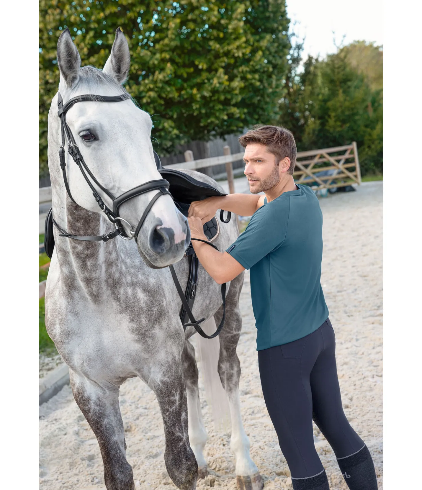Felix Bühler Pantalon d'équitation à basanes Grip homme Saint Paul navy Clearance