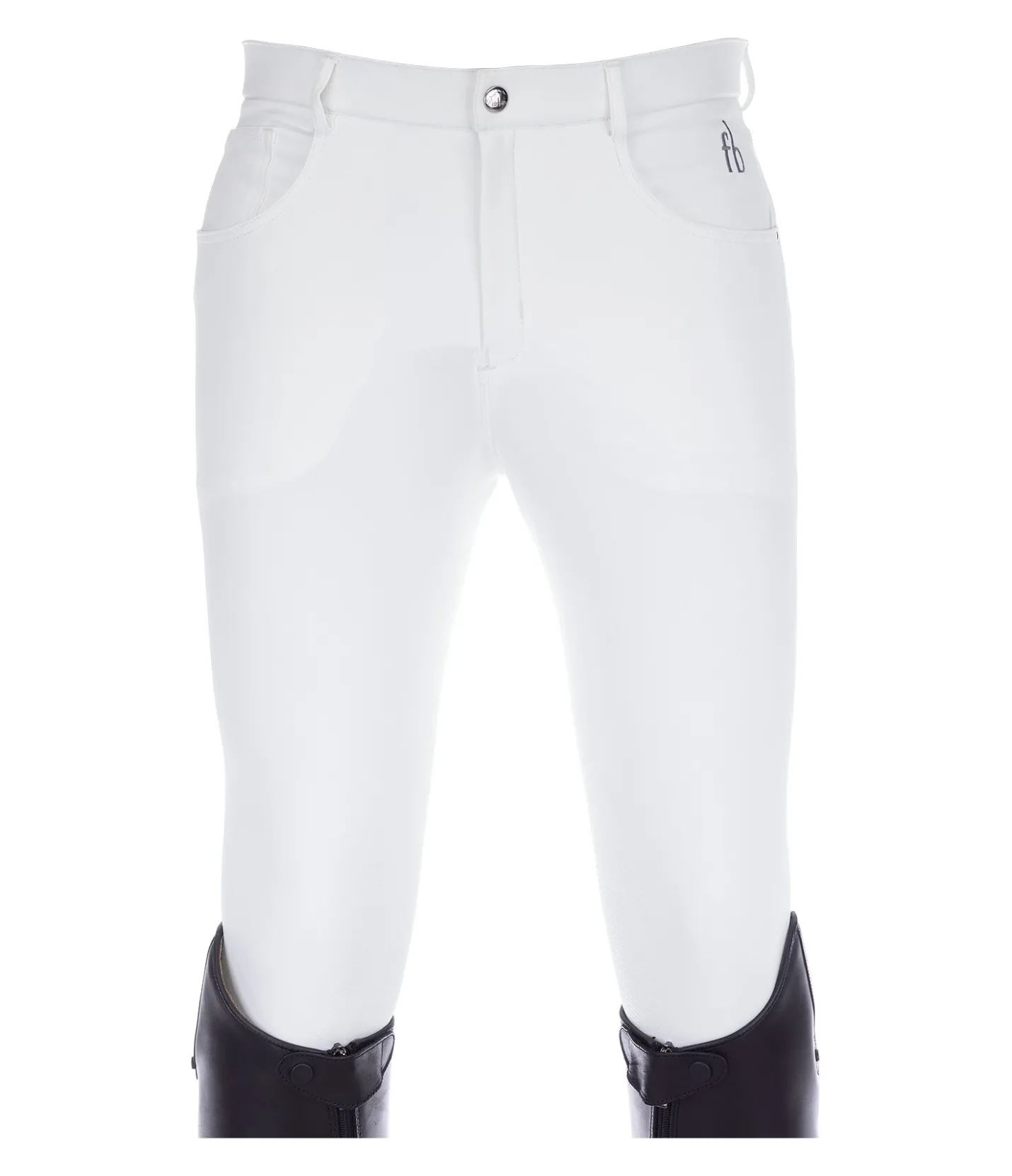 Felix Bühler Pantalon d'équitation à basanes grip homme Saint Paul Competition blanc New