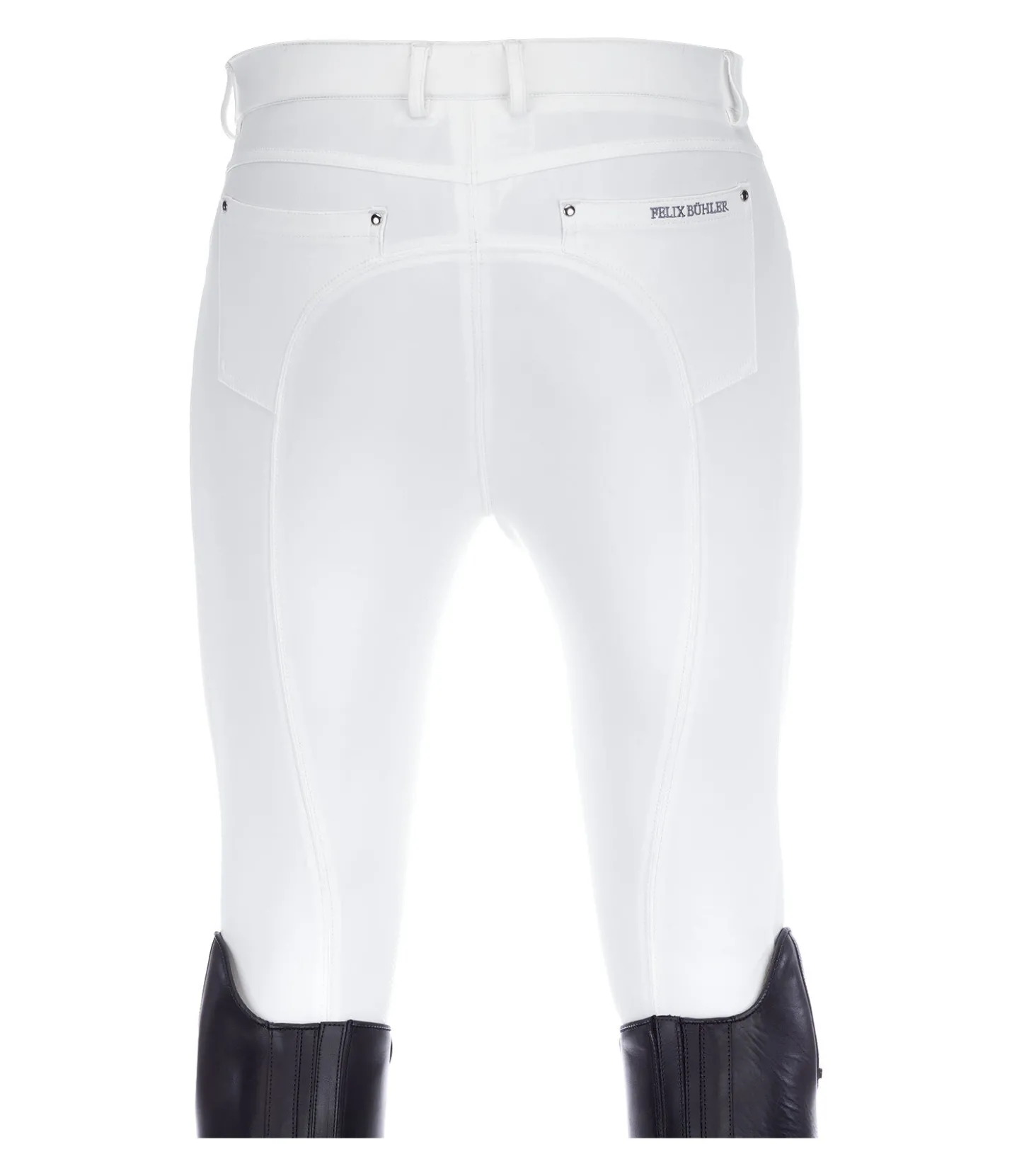 Felix Bühler Pantalon d'équitation à basanes grip homme Saint Paul Competition blanc New