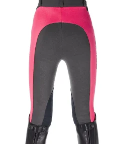 Equilibre Pantalon d'équitation à basanes enfant Cora pink Hot