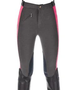 Equilibre Pantalon d'équitation à basanes enfant Cora pink Hot