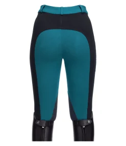 Equilibre Pantalon d'équitation à basanes enfant Cora bleu sarcelle Outlet