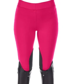 Equilibre Pantalon d'équitation à basanes enfant Janis rose naïf