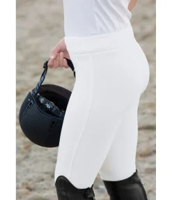 Equilibre Pantalon d'équitation à basanes grip enfant Lia blanc Best