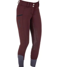 Equilibre Pantalon d'équitation à fond intégral thermique grip Enny acajou Best