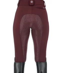 Equilibre Pantalon d'équitation à fond intégral thermique grip Enny acajou Best