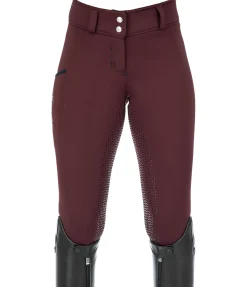 Equilibre Pantalon d'équitation à fond intégral thermique grip Enny acajou Best