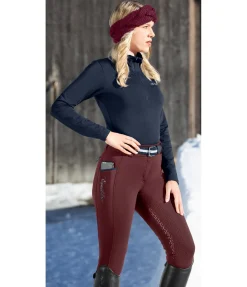 Equilibre Pantalon d'équitation à fond intégral thermique grip Enny acajou Best