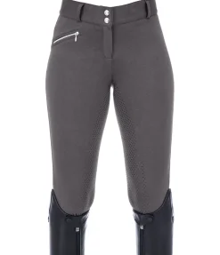 Equilibre Pantalon d'équitation à fond intégral grip Basic graphite Outlet
