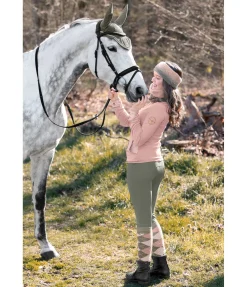 Felix Bühler Pantalon d'équitation à fond intégral Grip enfant Paula fango Hot