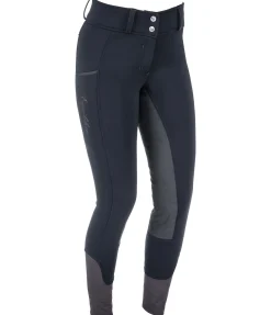 Equilibre Pantalon d'équitation à fond intégral thermique Annelie navy New