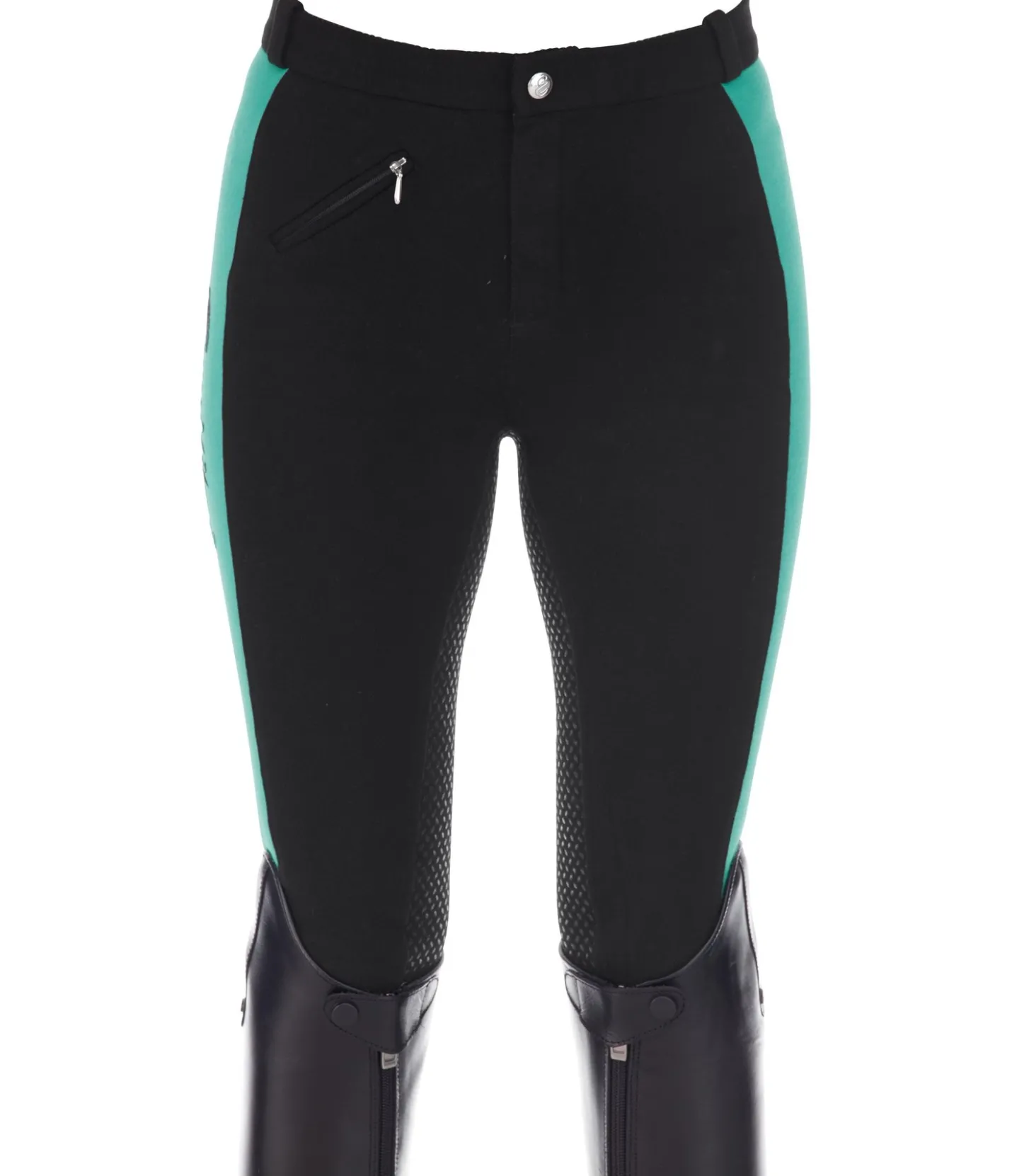 Equilibre Pantalon d'équitation à fond intégral grip enfant Merle tilleul Clearance