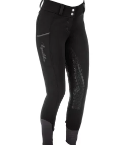 Equilibre Pantalon d'équitation à fond intégral thermique grip Enny noir Hot