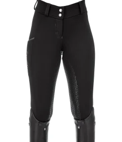 Equilibre Pantalon d'équitation à fond intégral thermique grip Enny noir Hot