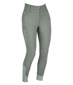 Felix Bühler Pantalon d'équitation à fond intégral grip Femke vert pastel New