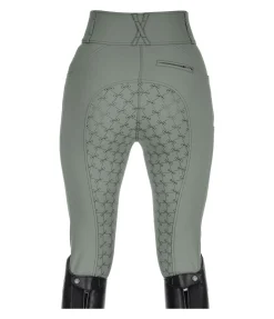 Felix Bühler Pantalon d'équitation à fond intégral grip Femke vert pastel New