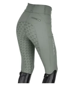 Felix Bühler Pantalon d'équitation à fond intégral grip Femke vert pastel New
