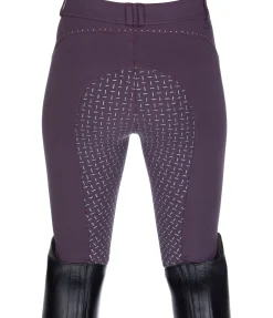 Equilibre Pantalon d'équitation à fond intégral grip enfant Caria violet foncé Online