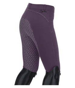 Equilibre Pantalon d'équitation à fond intégral grip enfant Caria violet foncé Online