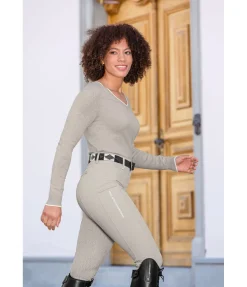 Felix Bühler Pantalon d'équitation à fond intégral grip Alexandra champagne Best