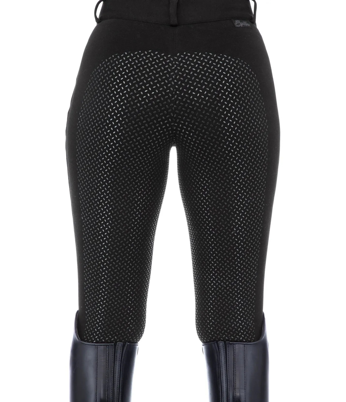Equilibre Pantalon d'équitation à fond intégral grip Basic noir