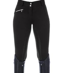 Equilibre Pantalon d'équitation à fond intégral grip Basic noir