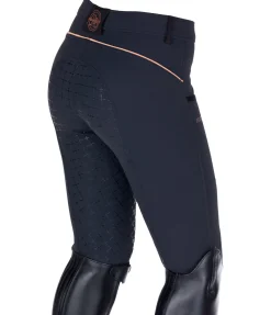 Felix Bühler Pantalon d'équitation à fond intégral Grip enfant Paula gris bleu Clearance