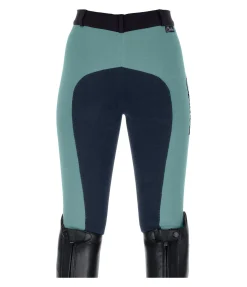 Equilibre Pantalon d'équitation à fond intégral enfant Nora vert clair
