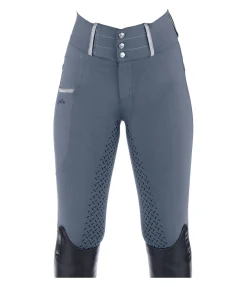 Equilibre Pantalon d'équitation à fond intégral grip enfant Amira denim clair New