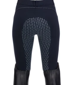 Equilibre Pantalon d'équitation à fond intégral grip enfant Caria bleu minuit Best
