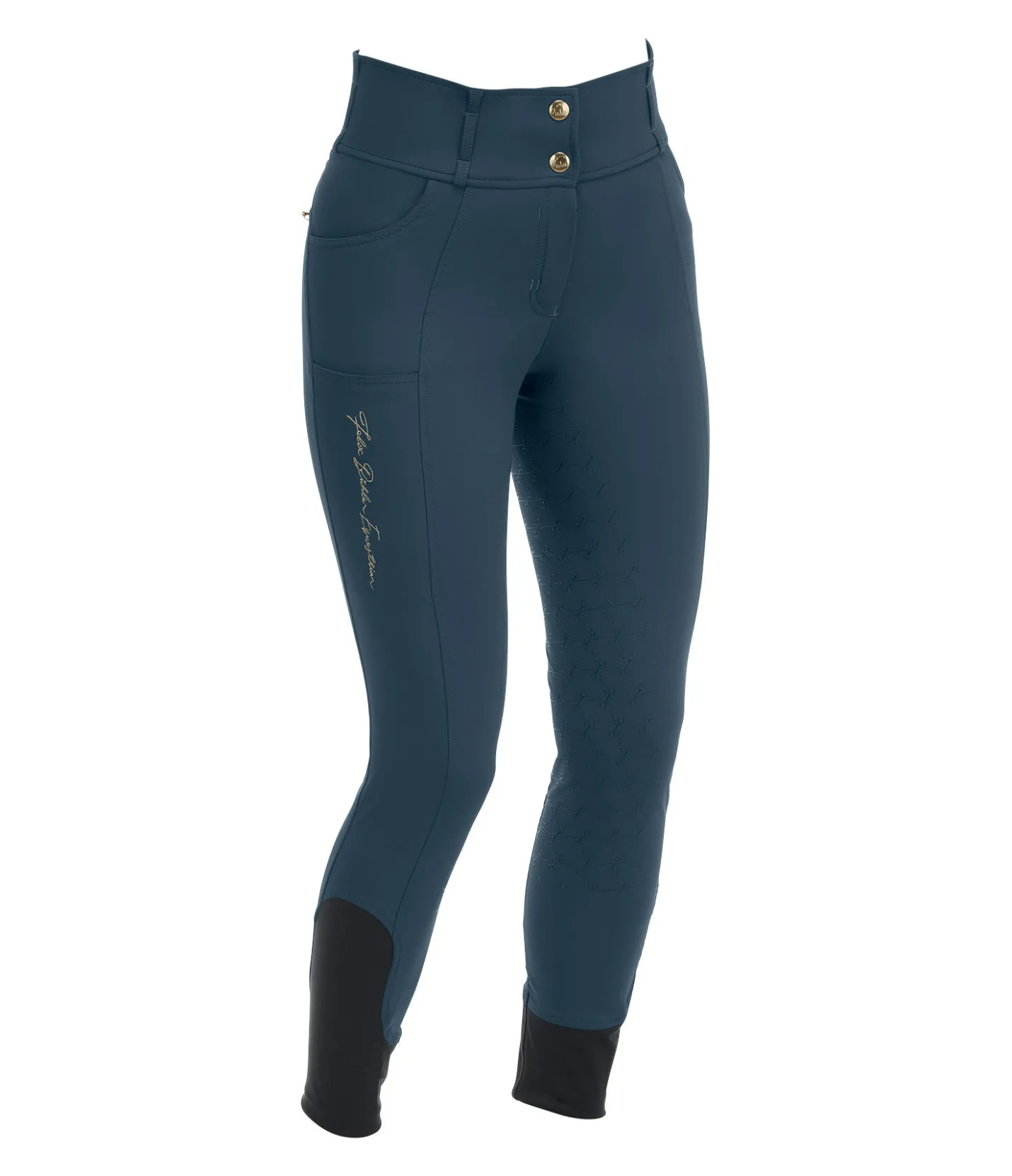 Felix Bühler Pantalon d'équitation à fond intégral grip Femke pétrole New