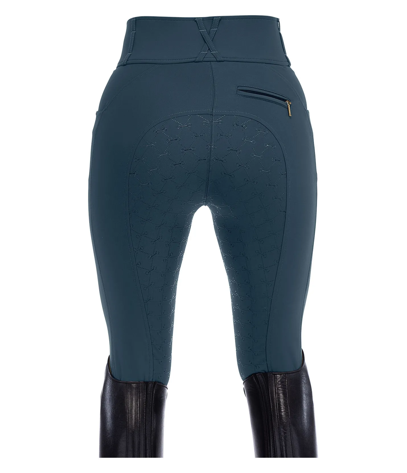 Felix Bühler Pantalon d'équitation à fond intégral grip Femke pétrole New