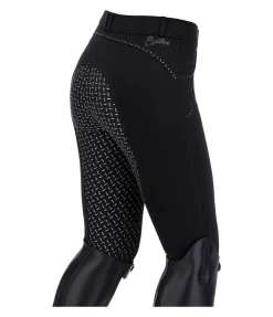 Equilibre Pantalon d'équitation à fond intégral grip enfant Caria noir Sale