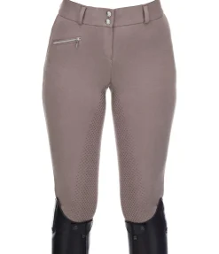 Equilibre Pantalon d'équitation à fond intégral grip Basic noisette Sale