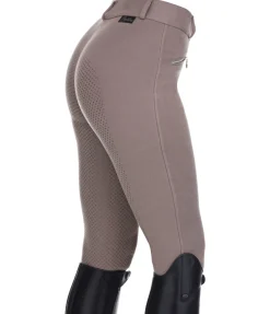 Equilibre Pantalon d'équitation à fond intégral grip Basic noisette Sale