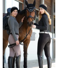 Equilibre Pantalon d'équitation à fond intégral grip Basic noisette Sale