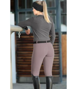 Equilibre Pantalon d'équitation à fond intégral grip Basic noisette Sale