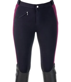 Equilibre Pantalon d'équitation à fond intégral grip enfant Merle cassis Discount