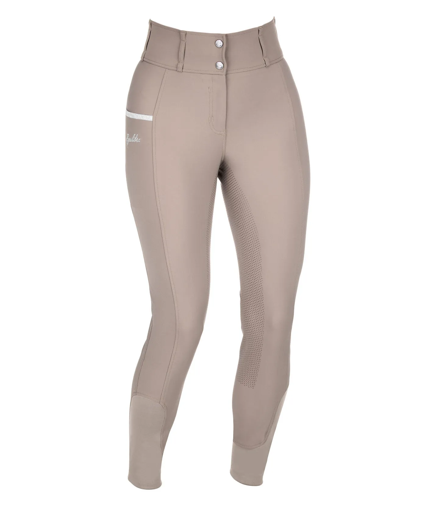 Equilibre Pantalon d'équitation à fond intégral grip Tamina taupe Sale