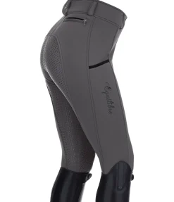 Equilibre Pantalon d'équitation à fond intégral thermique grip Enny carbone Outlet