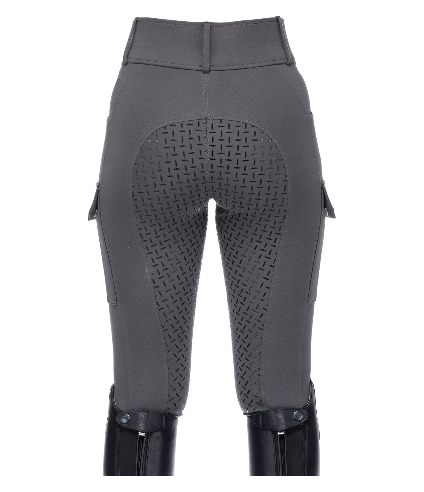 Equilibre Pantalon d'équitation cargo à fond intégral Carla carbone New