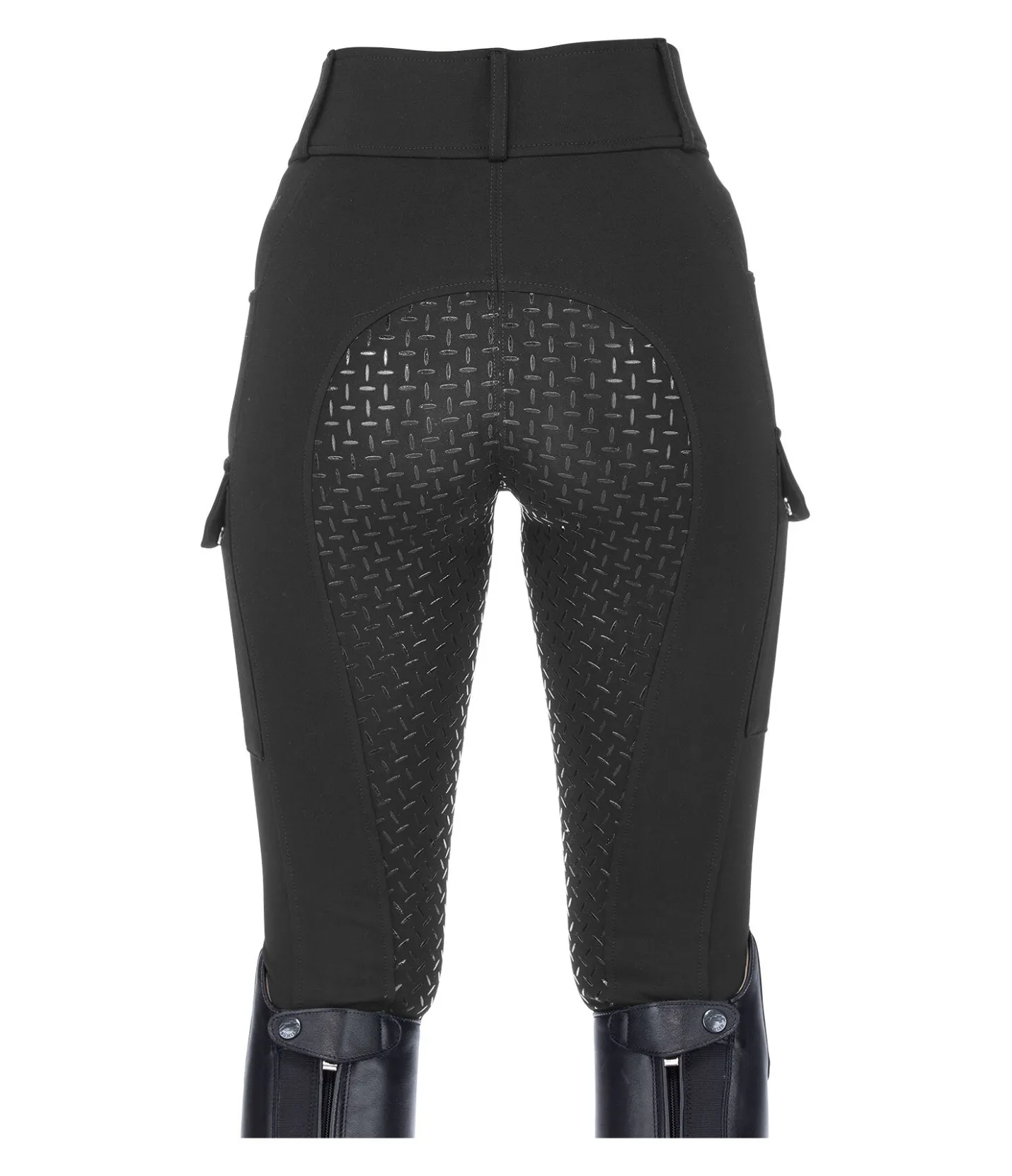 Equilibre Pantalon d'équitation cargo à fond intégral Carla noir New