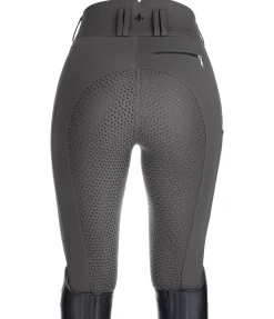 Equilibre Pantalon d'équitation confort taille haute à fond intégral grip Juliane carbone Sale