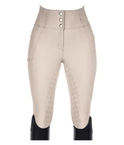 Felix Bühler Pantalon d'équitation confort taille haute à fond intégral grip Tabea champagne Outlet
