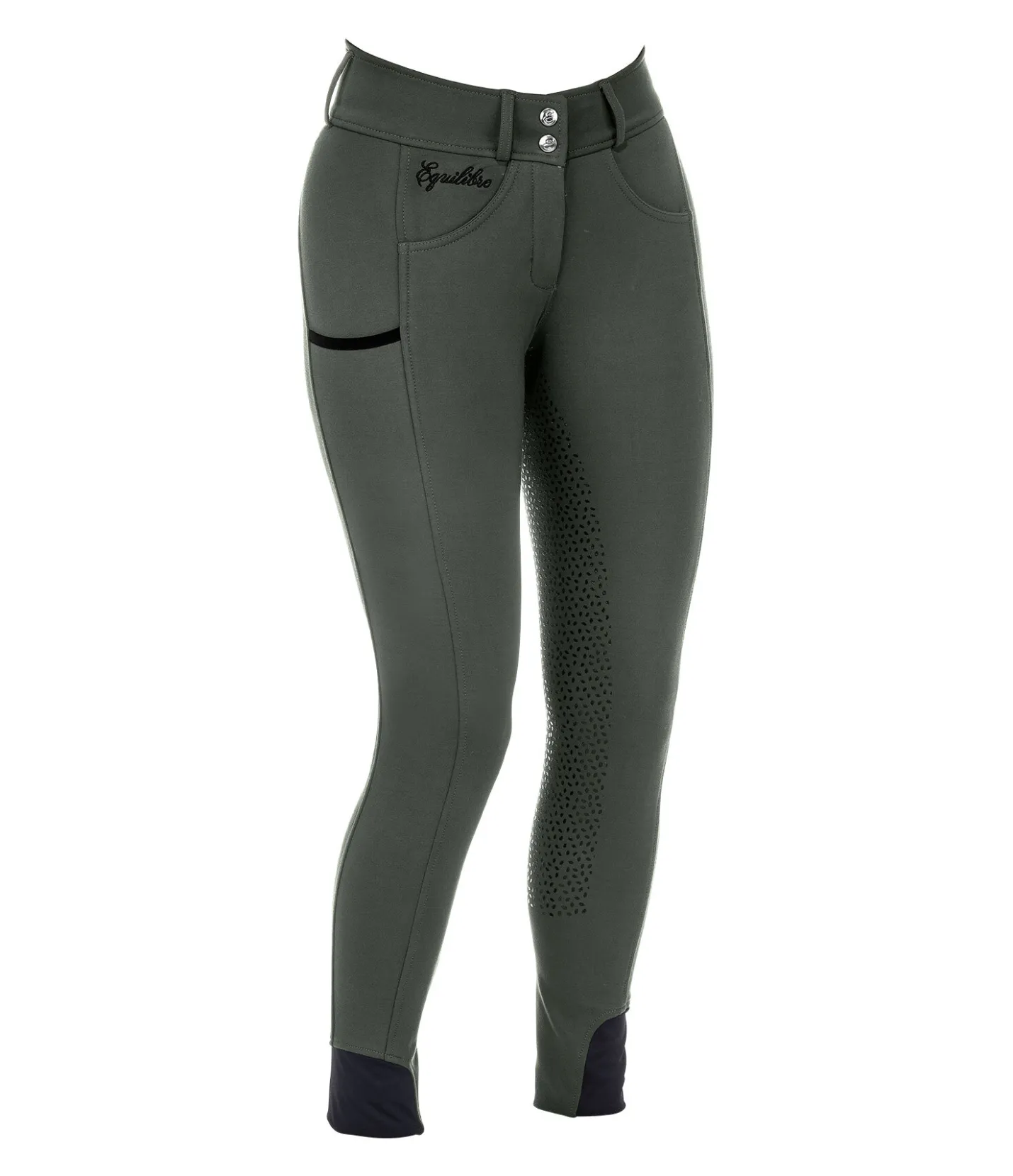 Equilibre Pantalon d'équitation confort taille haute à fond intégral grip Juliane forêt Sale