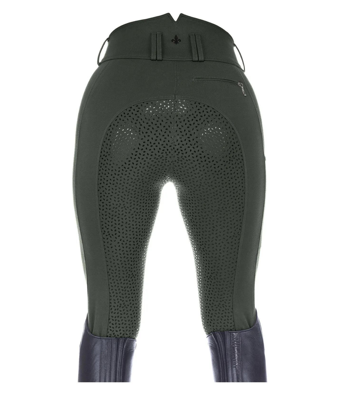 Equilibre Pantalon d'équitation confort taille haute à fond intégral grip Juliane forêt Sale