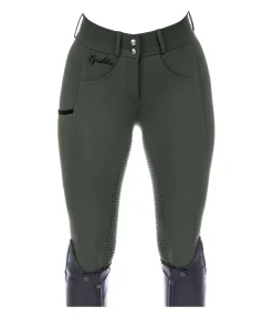 Equilibre Pantalon d'équitation confort taille haute à fond intégral grip Juliane forêt Sale